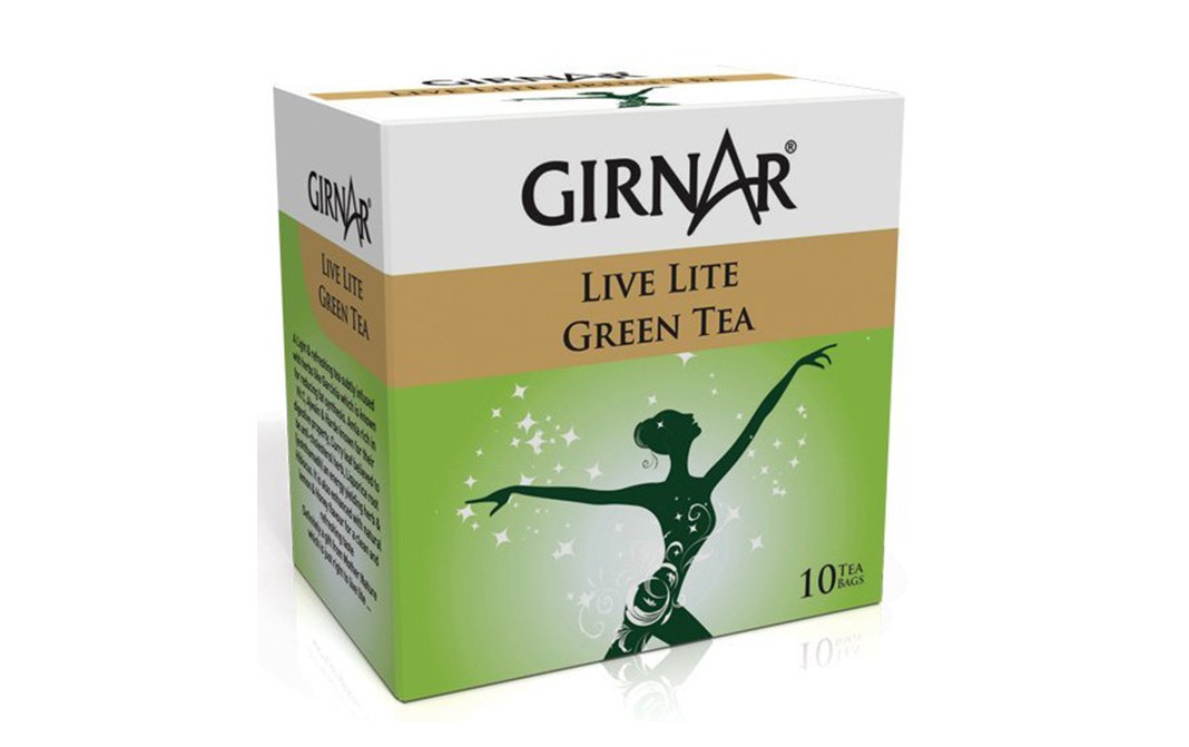 Girnar Live Lite Green Tea    Box  10 pcs
